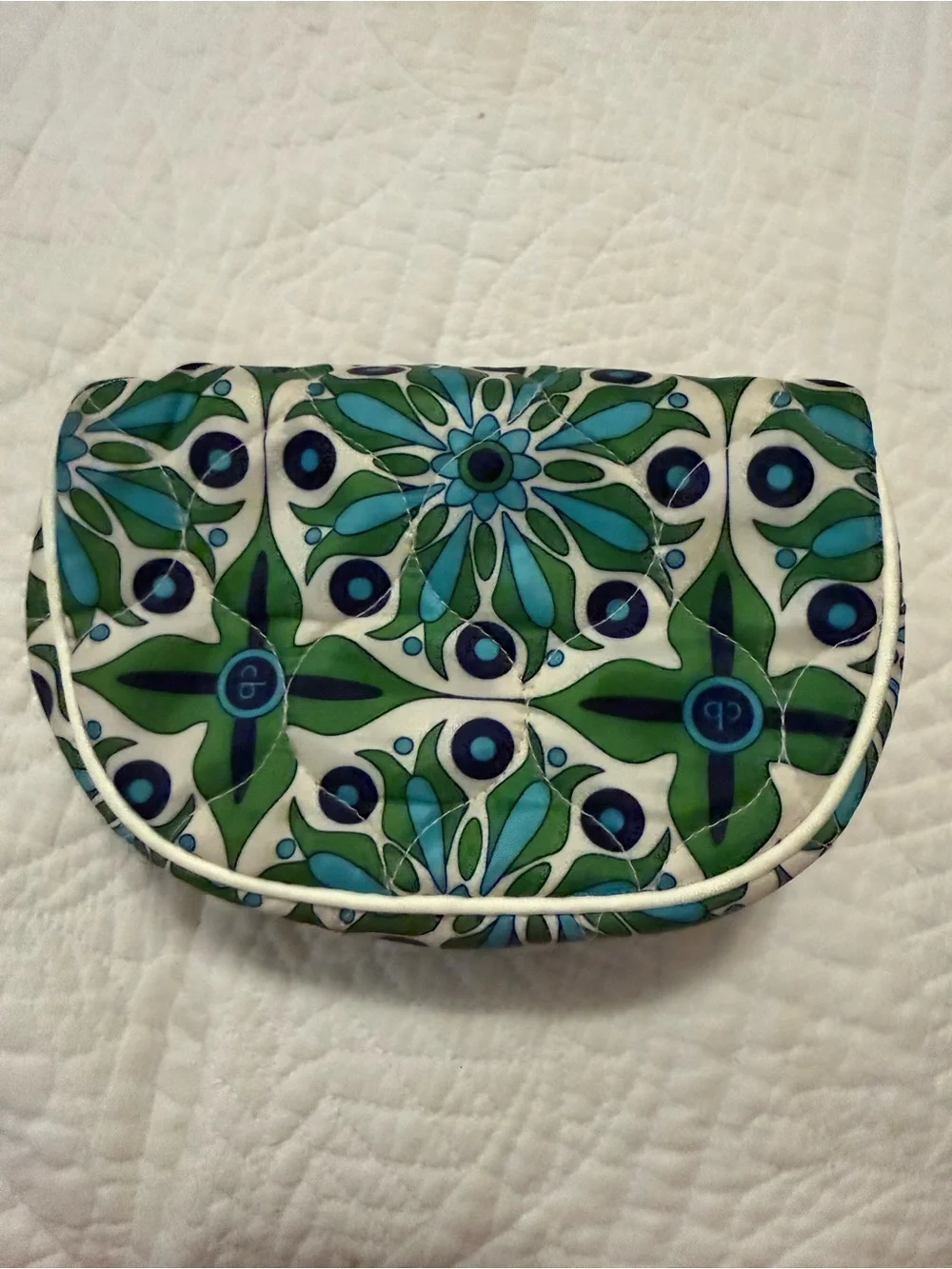 Cinda B Verde Bonita Quilted Jewelry Case